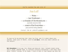 Tablet Screenshot of jimleff.info